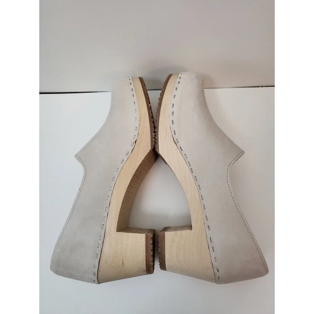 Stylish Cream Mules for Women - Picture 5 of 10